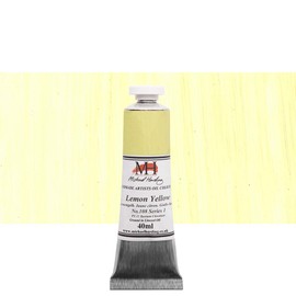 Michael Harding Artist Oil Colours, Lemon Yellow, 40ml Tube, 10840