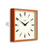 Jones Clocks® Box wall clock | Retro square clock |