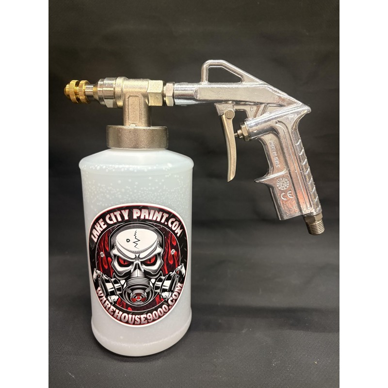 Amber FF Lanolin Undercoating Fluid Gallon, Pro Undercoating Gun, 3