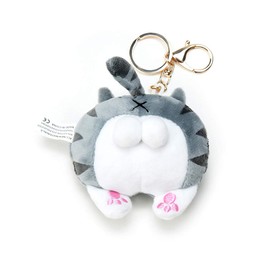 [friendsty] Keychain, Keychain, Funny Corgi Cat Cat Pig Butt Cartoon Animal Keychain Pendant Antirust Accessory Purse Handbag 2#, 2#