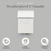NACH Mailboxes for Outside Wall Mount, 15 x 10 x