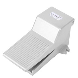 Pneumatic Foot Pedal Valve Kit 2 Position 5 Way Aluminum Pedal with Cover Lock and Directional Direct Acting for Factory Workshop