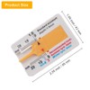 KOMUNJ Tyre Tread Depth Gauge 0-20 mm Plastic Tyre Tread