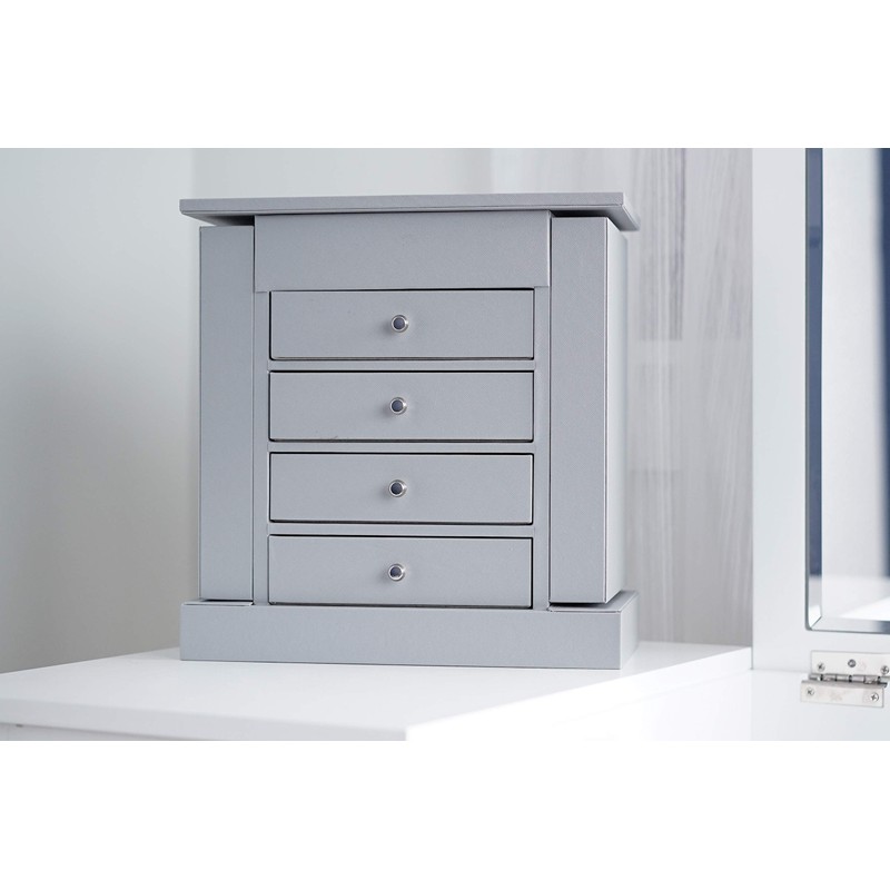 Hives and Honey Layla Jewelry Box, Grey