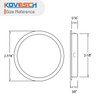 KOVOSCH 8 Pack Closet Door Finger Pull Satin Nickel- 2-1/8”