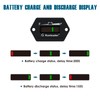 Runleader 12/24V Battery Fuel Gauge Meter,Battery Level Meter,Lead Acid Battery