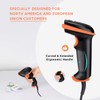 Tera Barcode-Scanner 1D Laser USB Wired Kabelgebunden Handheld Barcodescanner Handscanner
