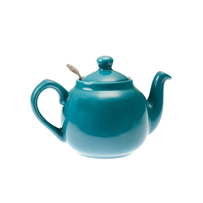 LONDON POTTERY Farmhouse Teapot for 2 Cups, Aqua
