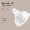 Pigeon Silicone Nipple (S) with Latch-On Line, Natural Feel, 1+
