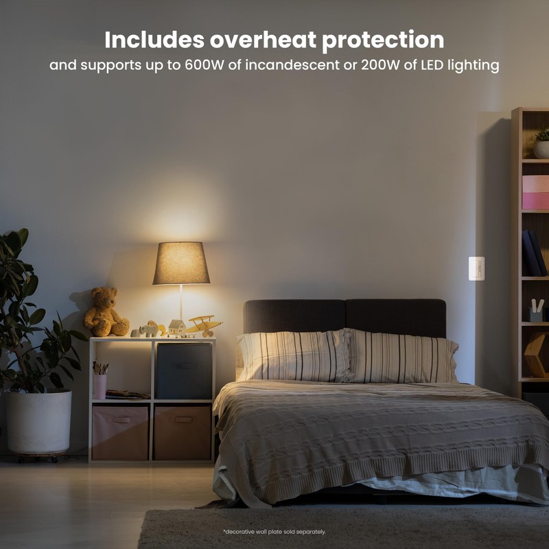 Feit Electric Paddle Dimmer Switch for Dimmable LED Light Bulbs,