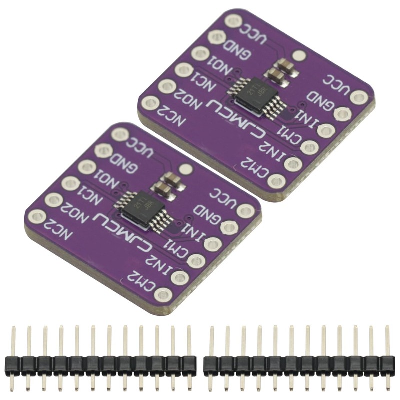 2Pcs TS5A23157 Dual Channel 10Ω SPDT Analog Switch Module Development