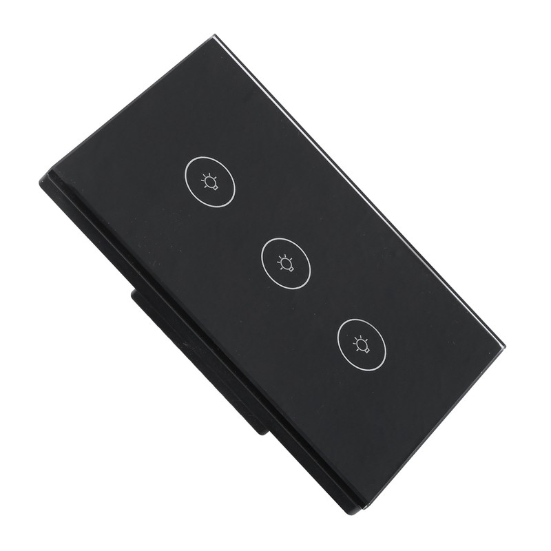 3 Gang Smart WiFi Light Switch Panel Touchable Wireless APP