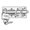 Amig - Steel Door Bolt | Bolt Mod. 454 |