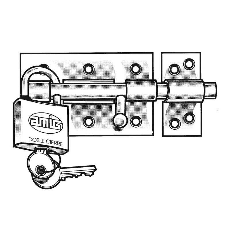 Amig - Steel Door Bolt | Bolt Mod. 454 |