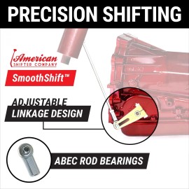 SLICK=SHIFT Adjustable GM Transmisson Column Shift Linkage Kit For TH350 700R4 4L60E 4L80E