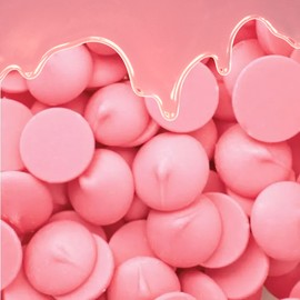 Mother's Day Merckens Pink Chocolate Melting Wafers in 2 Pound Resealable Bulk Bag Perfect For Dipping, Deserts, Baking And More - by KIDU