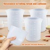 4-Piece Silicone Measuring Cup Set 350ml Silicone Chocolate Melting Cups