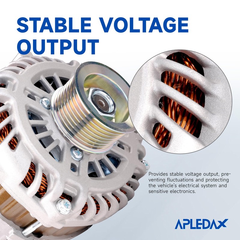 APLEDAX High Output Alternator For/INFINITI JX35 2013 QX60 2014 2015