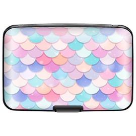 sundee Credit Card Holder Slim Mini RFID Blocking Credit Card Protector Aluminum Business Card Case Metal ID Organizer Wallet with 8 Slots, 03HH, Modern