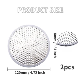 YXIING 2 Pcs Hair Catcher for Shower Drain, Shower Drain Plug Hole Hair Catcher Trap Strainer Stainless Steel