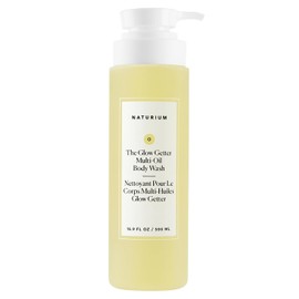 Naturium The Glow Getter Gel de Ducha Corporal Hidratante Multi-Aceite, Limpiador Suave, 16.9 oz Limpiador suave nutritivo, disuelve impurezas, base hidratante que protege la humedad esencial, para todo tipo de piel