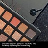 LORAC PRO Matte & Shimmer Eyeshadow Palette, Noir | Glitter