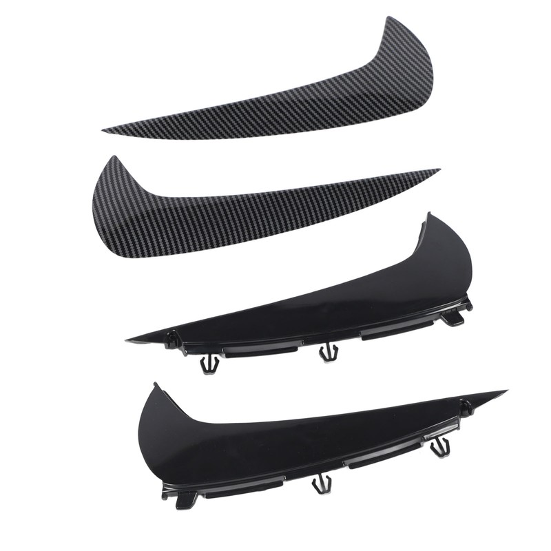 1 Pair Rear Bumper Spoiler Air Vent Cover Left Right