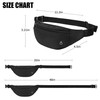 Viqueen Fashion Large Fanny Waist Pack Crossbody Belt Bag for
