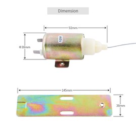 EASYGUARD tr2002a Universal Electric Power Trunk Release Solenoid Kits for Open Boot Dc12v Long Lifespan
