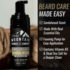Rocky Mountain Barber Company Foaming Sandalwood Beard Wash – With