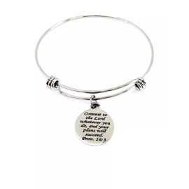 JKCE Designs Christian Jewelry, Christian Bracelet, Christian Gift, Commit To The Lord