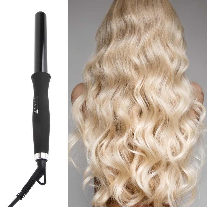 Hair Curling Iron Set 4 Temperature Adjustable Ceramic Curling Wand