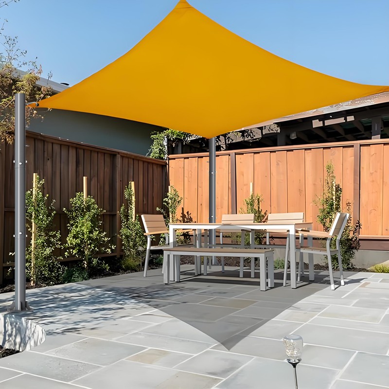2pcs Sun Shade Poles Outdoor - 10ft 2.36" Diameter Heavy
