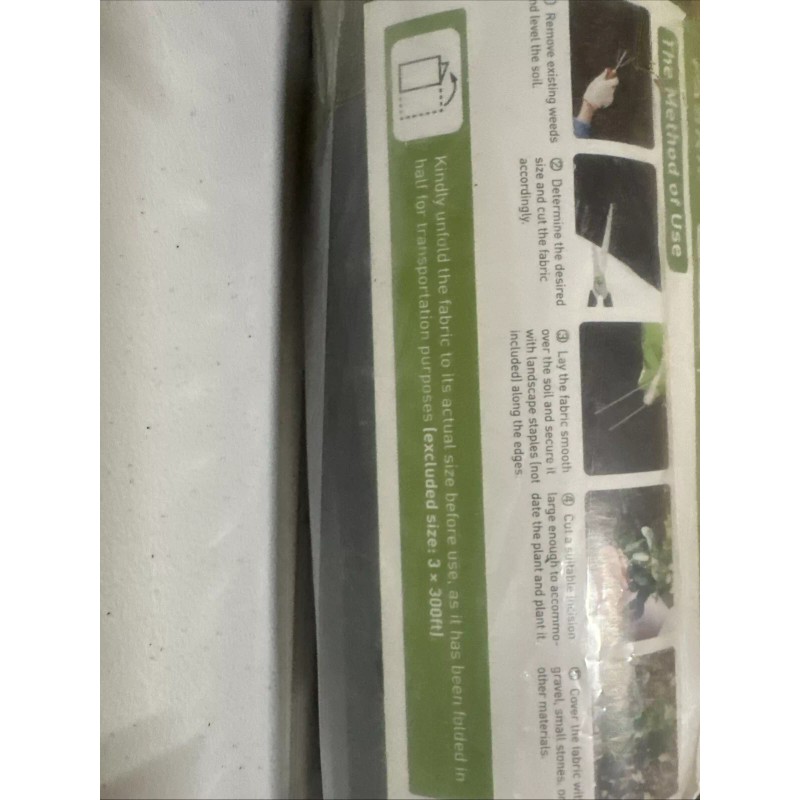 Rengue Weed Barrier Landscape Fabric 3 X 300 FT 2.4OZ