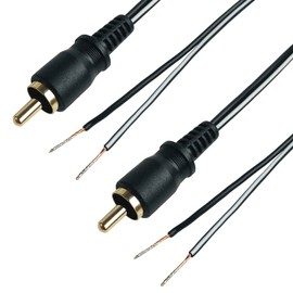 F-FACTORY VM-4080 Speaker Cable, Pin Plug-End Rose, 3.3 ft (1 m) x 2 Pieces
