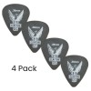 Clayton Black Raven Standard Jazz Picks 4-Pack .38mm