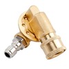 Yakamoz Pressure Washer Pivoting Coupler - 1/4 Inch Quick Connect