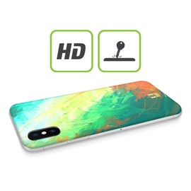 Head Case Designs Content Random Paintings Soft Gel Case Compatible for Alcatel 5 (2018)