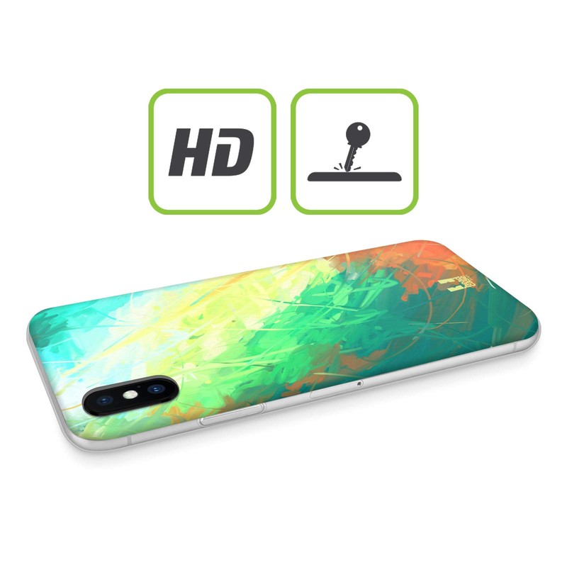 Head Case Designs Content Random Paintings Soft Gel Case Compatible