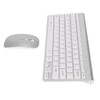 Smart Wireless Keyboard Mouse Kit Silent LED Indicator Waterproof Power