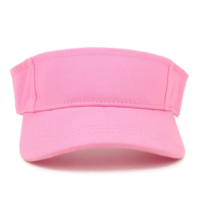 Trendy Apparel Shop - Visera ajustable para bebé, Rosado, Talla