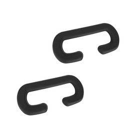 Vive Face Cushion 2pcs Sponge VR Face Cushion PU Leather VR Face Pad PU Leather Foam Face Replacement VR Face Cushion Cover for Vive VR (6mm+11mm, Random Size) Vive Face Pad