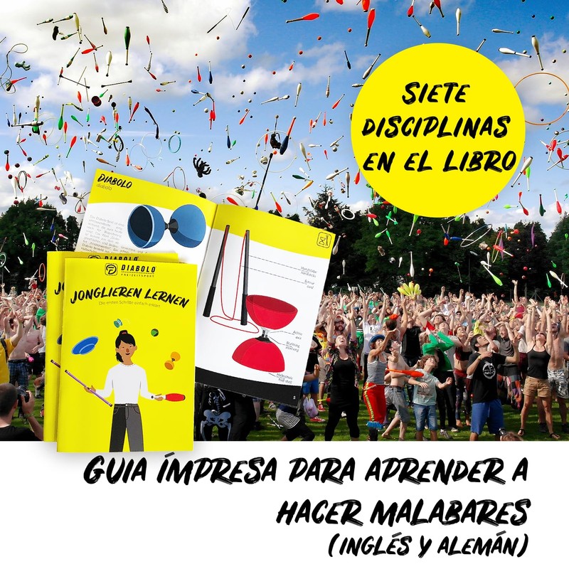 Diabolo Freizeitsport Juggling Set Basic (Orange) - Diabolo with Aluminium