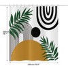 ASDCXZ Shower Curtain 180x200 cm Boho Style, Modern Abstract Art