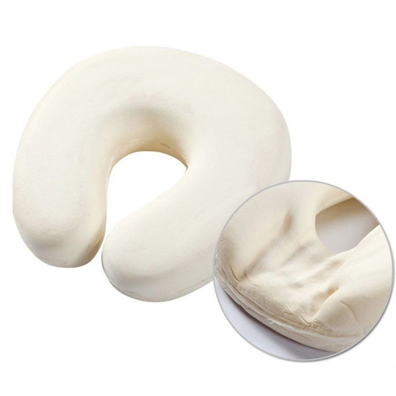 Memory Foam U Shaped Travel Pillow Neck Support Head Rest