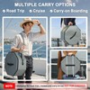 Bamneat Hat Box for Travel & Home Closet Storage, Side