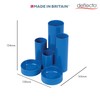 Deflecto Tube Style Pen Tidy Blue - Pencil Pots For