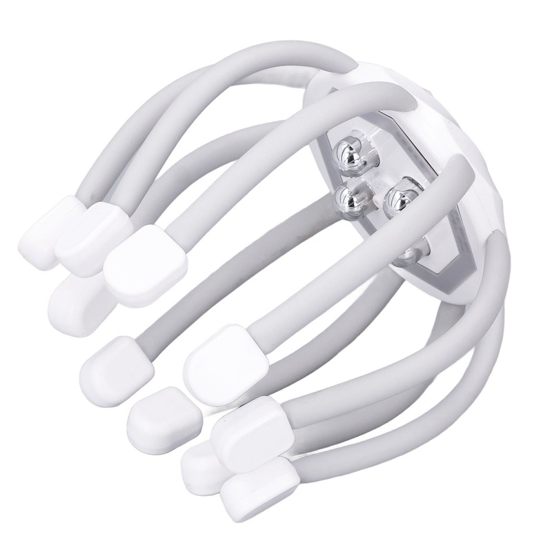 Electric Claw Head Massager with Heating 4 Modes Red LED