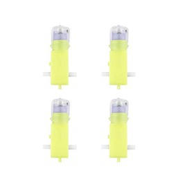 CHANCS DC Gear Motor 1:120 Double Shaft Votage 3-6V 4pcs for Robot Remote Control Car TT Motor Chassis