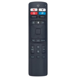 Allimity ERF3I69V Voice Command Remote Control Replacement for VU Smart QLED 4K Ultra HD TV 43UT 50UT 55UT 65UT & VU Cinema TV 55LX 65LX & Hisense Smart TV HX43A6100FUW HX55A6106FUW HX50A6106FUW